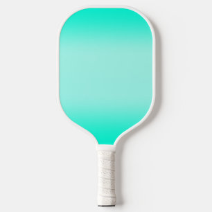 Modernes grünes Gefälle Wasserfarbe Frühlingsnatur Pickleball Schläger
