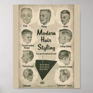MODERNES HAARESYL POSTER