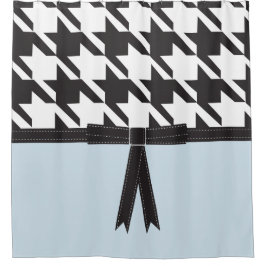 Modernes Hahnentrittmuster Duschvorhang