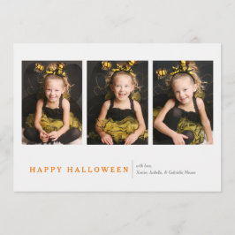 Modernes Halloween Karte