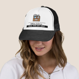 Modernes Handwerker-Bau-Logo Truckerkappe