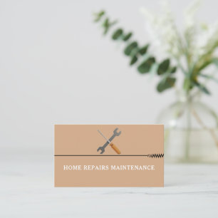 Modernes Handwerker-Bauunternehmen mit individuell Visitenkarte