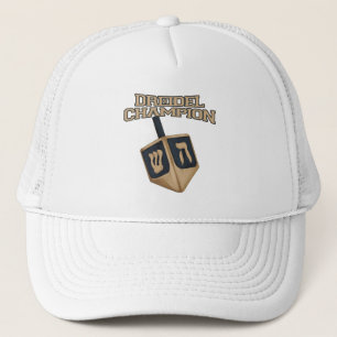 Modernes Hanukkah Dreidel Champion Holiday Opa Truckerkappe