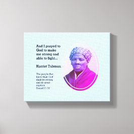 Modernes HARRIET TUBMAN Zitat Leinwanddruck