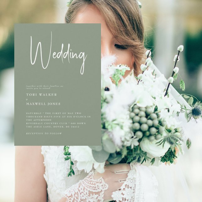 Modernes Heiratsangebot für Eltern Einladung (Von Creator hochgeladen)