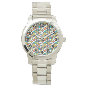 Modernes Herringbone aus dem Mittelalter Armbanduhr
