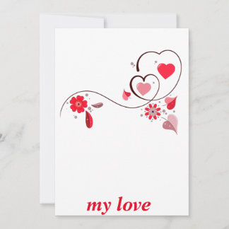 modernes Herz, Feiertagskarte