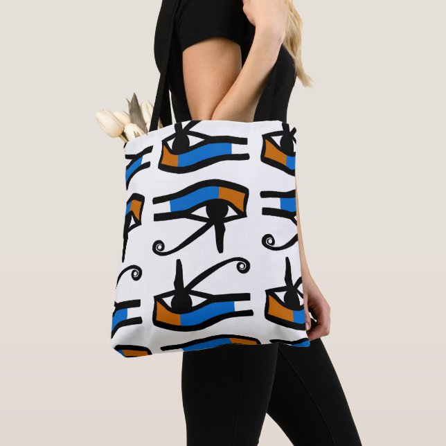 Modernes Hieroglyphen-Auge Horus Ägypten-Reise-| Tasche (Von Nahem)