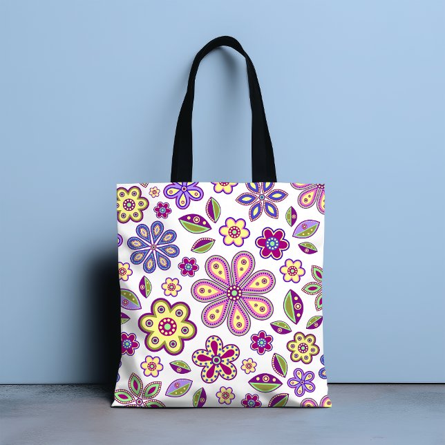 Modernes Hippie Floral Muster | Botanisch Tasche (Von Creator hochgeladen)