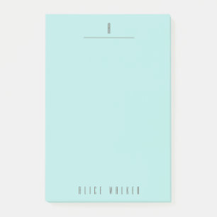 modernes, hoch entwickeltes Monogramm Post-it Klebezettel