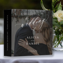 Modernes Hochzeitsalbum für Foto-Erinnerungen