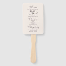 Modernes Hochzeitsprogramm