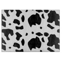 Modernes Holstein Friesian Cow Animal Print Muster