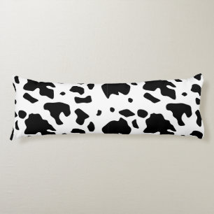 Modernes Holstein-Friesian-Kuh-Tierdruckmuster Seitenschläferkissen