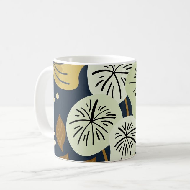 Modernes Hübsches Folientafel Kaffeetasse (Vorderseite Links)