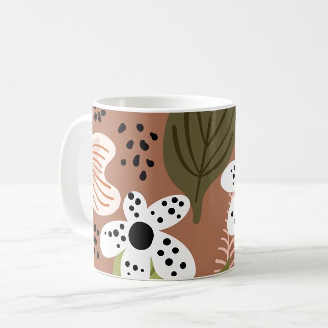 Modernes Hübsches Folientafel Kaffeetasse (Vorderseite Links)