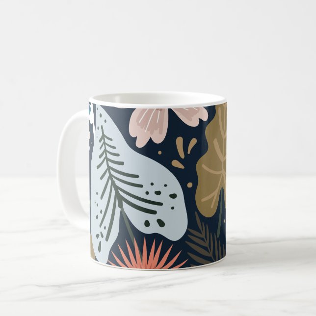 Modernes Hübsches Folientafel Kaffeetasse (Vorderseite Links)