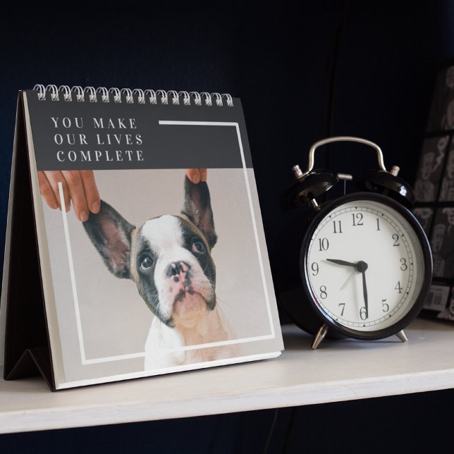 Modernes Hundebahn-Foto | Hundeschrift Kalender (Von Creator hochgeladen)