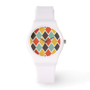 Modernes ikat Stammes- Modemuster Armbanduhr