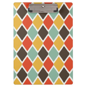 Modernes ikat Stammes- Modemuster Klemmbrett