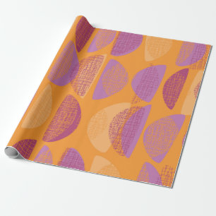 Modernes Illustrationsmuster des Mittelalters Geschenkpapier