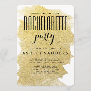 MODERNES IMITAT-GOLD EINLADUNG