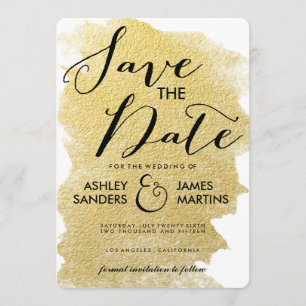 MODERNES IMITAT-GOLD SAVE THE DATE
