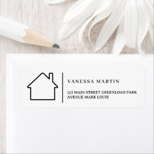 Modernes Immobilien-Werbemakler-Logo