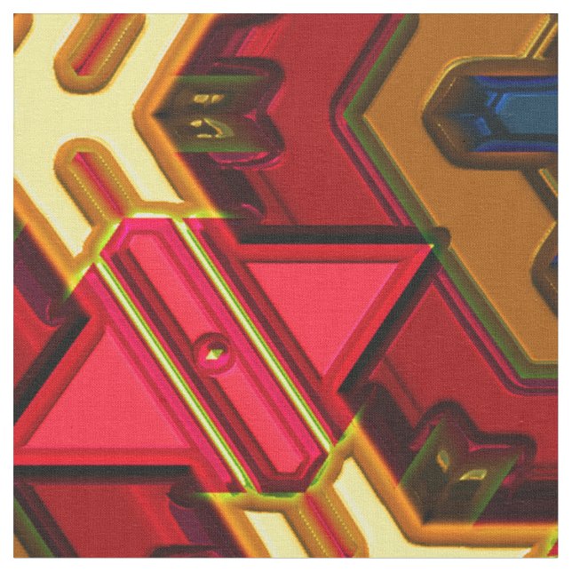 Modernes Indianermodell 4 Stoff (Nahaufnahme)