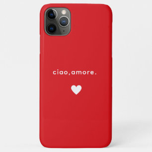 Modernes, individuelles italienisches Zitat Hi Lie Case-Mate iPhone Hülle