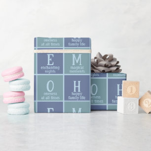 Modernes, inspirierendes Alleinstellungsmerkmal Pe Geschenkpapier