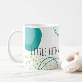 Modernes inspirierendes Zitat Kaffeetasse