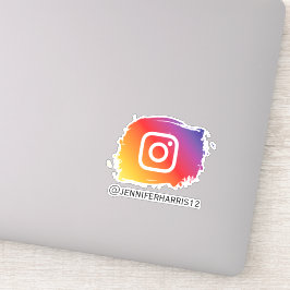 Modernes Instagramm individuell Aufkleber