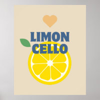 Modernes italienisches Lemons Limoncello Bar