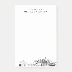 Modernes Jacksonville Berufliches Geschenk Persona Post-it Klebezettel