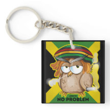 Modernes Jamaika kein Problem Funny Owl Räuchen