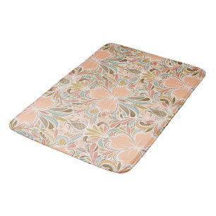 Modernes Jugendstil-Boho-Muster Badematte