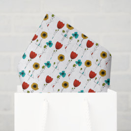Modernes Jugendstil-Muster Seidenpapier