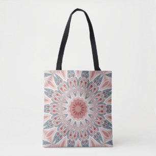 Modernes Kaleidoskop Mandala Fraktal Kunst Tasche