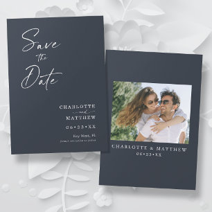 Modernes Kalligrafie-Grafik-Script 1-Foto Save The Date
