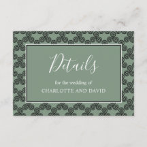 Modernes keltisches Knot Irish Wedding Detail