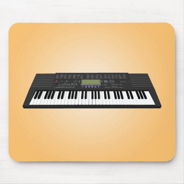 Modernes Keyboard-Synth: 3D-Modell: Mousepad (Vorne)