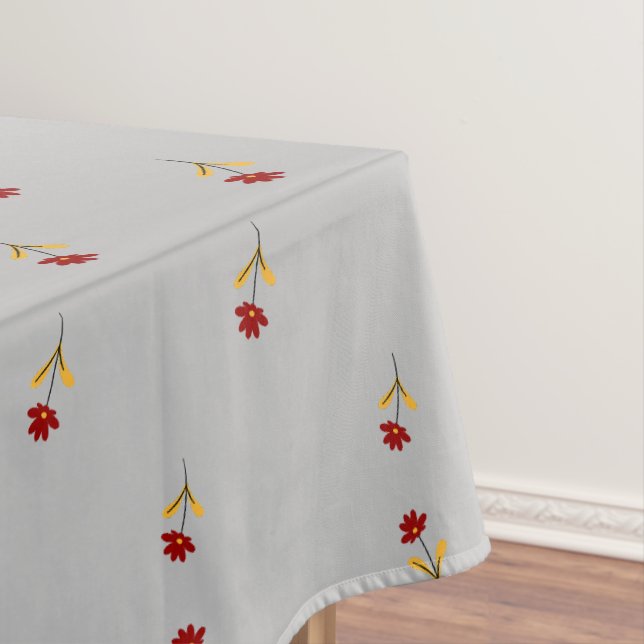 Modernes, klassisches Blumenmuster Tischdecke (Beispiel)