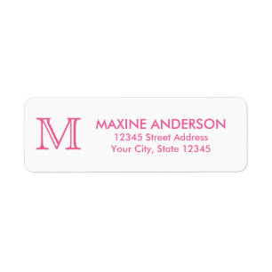 Modernes klassisches elegantes, dusty Hot Pink Mon