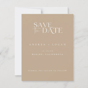 Modernes klassisches Foto Save the Date
