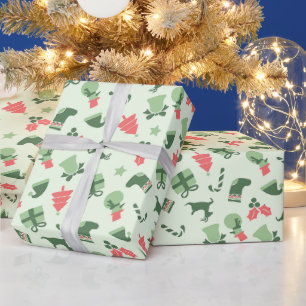 Modernes klassisches geometrisches Brautparty für  Geschenkpapier