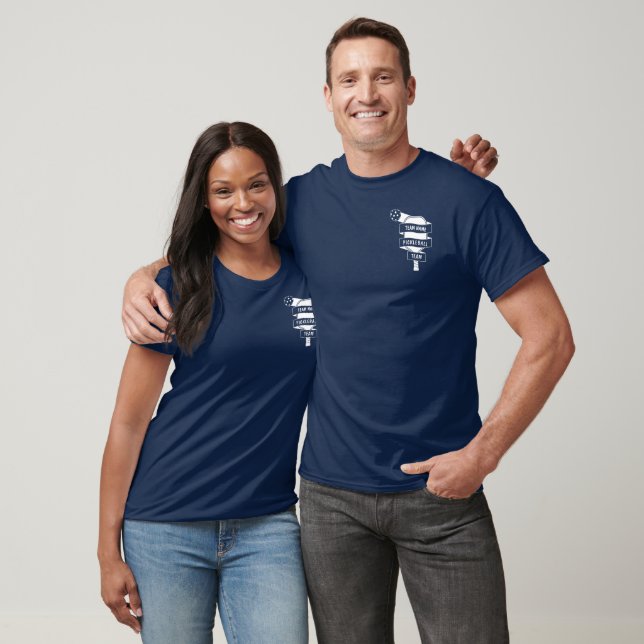 Modernes klassisches Pickleball-Paddelteam Uniform T-Shirt (Unisex)