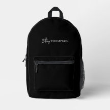 Modernes klassisches Schwarz-Script-Monogramm