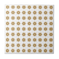 Modernes kleines Gold-Star-Muster aus dem Mittelal