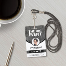 Modernes Konferenz Event Guest Lautsprecher ID Abz